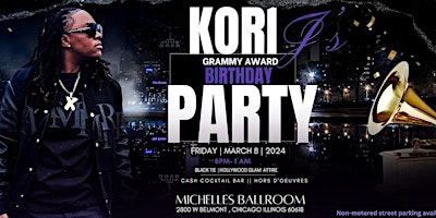 Kori J’s Grammy Awards Birthday Celebration primary image