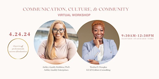 Imagen principal de Communication, Culture and Community Virtual Workshop