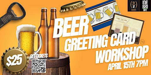 Image principale de Beer Themed Greeting Card Workshop