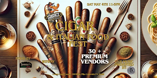 Image principale de Goose's Cigar & Sonny's Italian Food Fest 2024