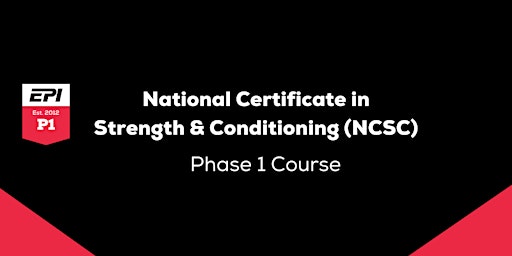 EPI Phase 1 Strength & Conditioning Course | Veliko Tarnovo primary image