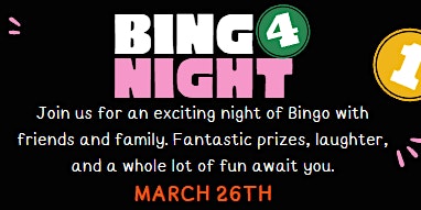 Bingo Night March 26th primary image