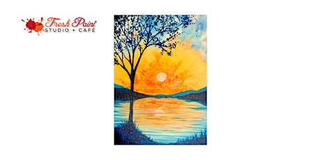 In-Studio Paint Night - Sunrise Lake Acrylic Painting