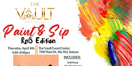 The Vault presents RnB Paint & Sip