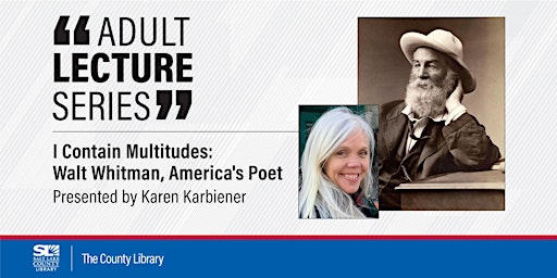 FREE Lecture: I Contain Multitudes: Walt Whitman, America’s Poet primary image