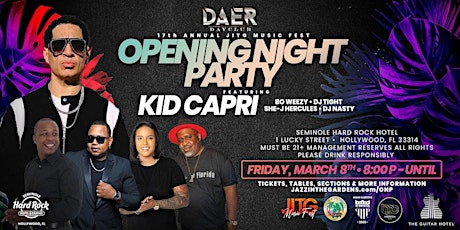 JITG Music Fest Official Opening Night Party @ DAER Nightclub.