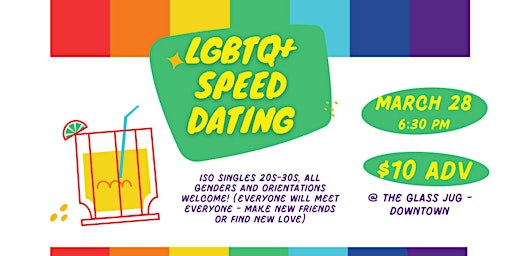Primaire afbeelding van LGBTQ+ Speed Dating & Singles Mixer