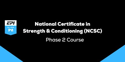 EPI Phase 2 Strength & Conditioning Course | Dublin primary image