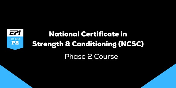 EPI Phase 2 Strength & Conditioning Course | Dublin