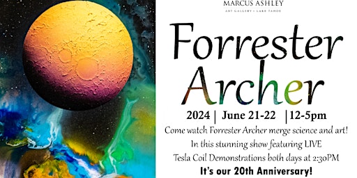 Imagem principal do evento Meet the Artist - Forrester Archer - June 21 - 22
