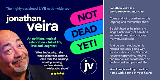 Immagine principale di An Audience with Jonathan Veira - Not Dead Yet! 