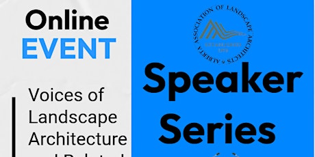 Hauptbild für AALA Speaker Series - Landscape Design Entrepreneurship