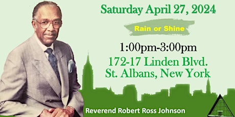 Reverend Robert Ross Johnson Street Conaming Ceremony