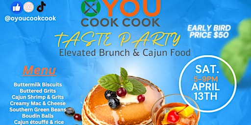 O You Cook Cook Taste Party primary image