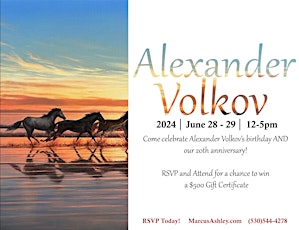 Meet The Artist - Alexander Volkov - June 28 - 29