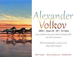 Meet The Artist - Alexander Volkov - June 28 - 29  primärbild