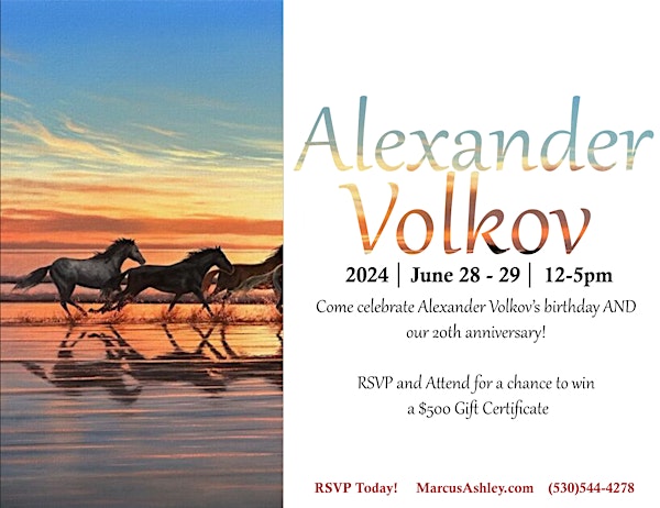 Meet The Artist - Alexander Volkov - June 28 - 29