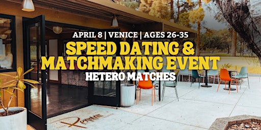 Imagem principal de Speed Dating | Venice | Ages 26-35