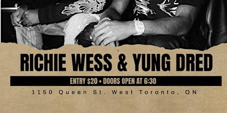 Yung Dred & Richie Wess Live  primärbild