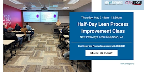 Lean Half-Day Lean Process Improvement Class with Simulation