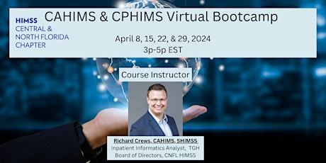 Primaire afbeelding van CAHIMS & CPHIMS Virtual Bootcamp