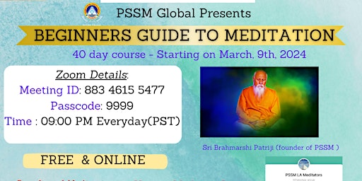 Image principale de BEGINNERS Guide to MEDITATION