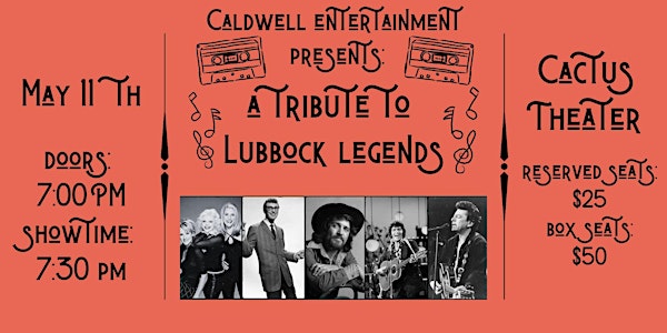 Caldwell Entertainment: A Tribute to Lubbock Legends