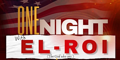 Imagem principal do evento ONE NIGHT WITH EL-ROI