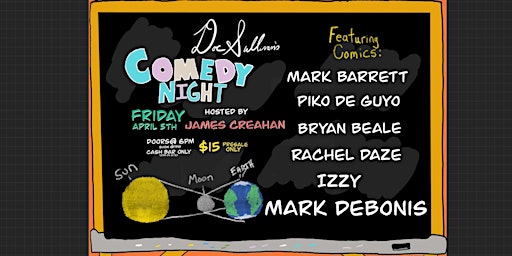 Imagem principal do evento Comedy Night At Doc Sullivan’s