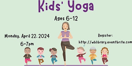 Imagem principal do evento Kids' Yoga (Ages 6-12)