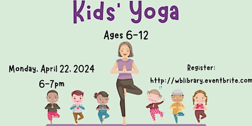 Imagem principal do evento Kids' Yoga (Ages 6-12)