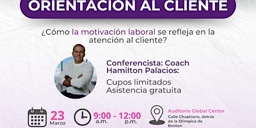 Seminario "La motivación laboral y la atención al cliente" primary image