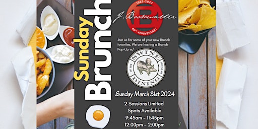 Easter Brunch Pop-Up @ J.Bookwalter primary image