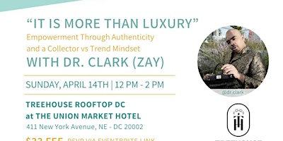 Hauptbild für DC Bloggers: Empowerment Through Authenticity with Dr. Clark (Zay)