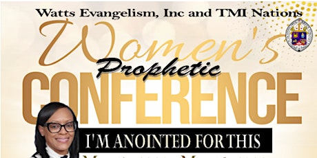 Women's Prophetic Conference: "I'm Anointed For This"