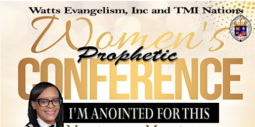 Imagem principal do evento Women's Prophetic Conference: "I'm Anointed For This"