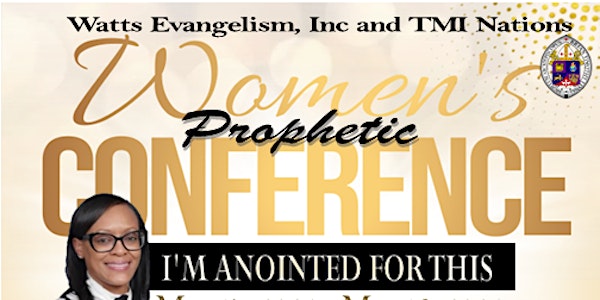 Women's Prophetic Conference: "I'm Anointed For This"