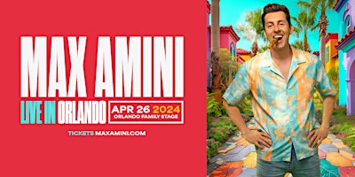 Imagem principal do evento Max Amini Live in Orlando!