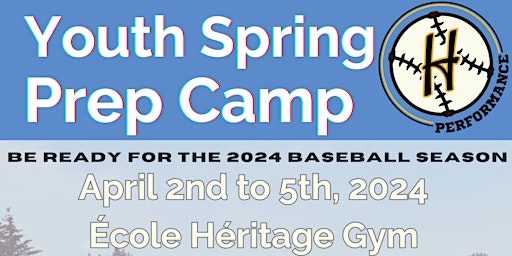 Primaire afbeelding van Spring Prep Youth Baseball Camp