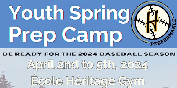 Spring Prep Youth Baseball Camp