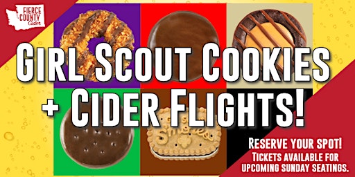 Imagen principal de Girl Scout Cookies + Cider Pairing Flights - March 30