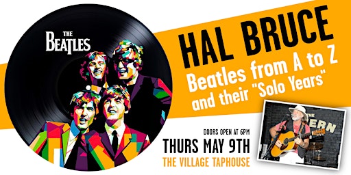 Imagem principal do evento Hal Bruce: Beatles from A to Z, and Their "Solo Years"