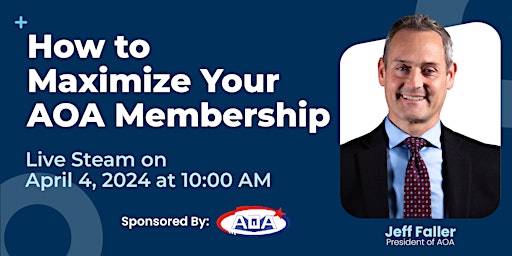 Imagen principal de How to Maximize your AOA Membership