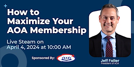 Immagine principale di How to Maximize your AOA Membership 