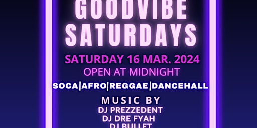 Imagen principal de GOODVIBE SATURDAYS