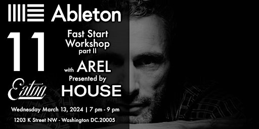 Imagem principal do evento Ableton 11 Fast Start Workshop part II