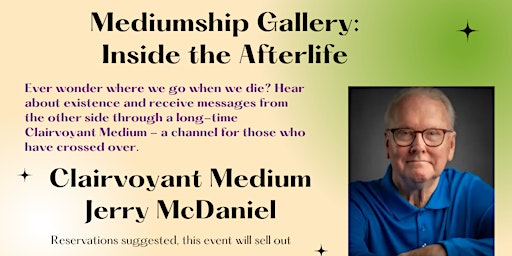 Primaire afbeelding van Mediumship Gallery:  Inside the Afterlife at Spirit Fest™ Sarasota