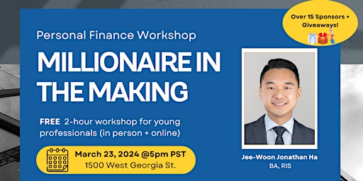 Millionaire in the Making - Free Finance Workshop primary image