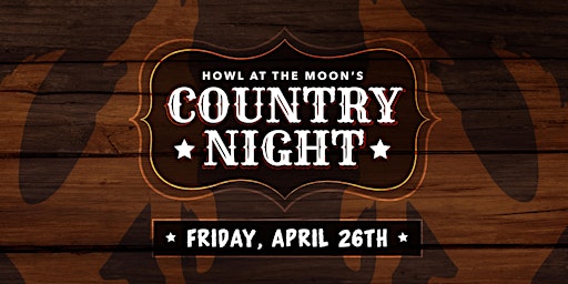 Imagem principal do evento Country Music Night at Howl at the Moon Indianapolis