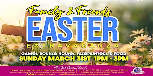 Imagen principal de Easter Extravaganza - Friends & Family Day!